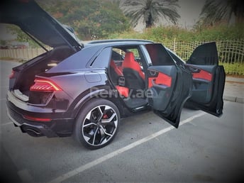 Black RSQ8 for rent in Abu-Dhabi 4