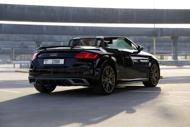 Black Audi TT for rent in Sharjah 2