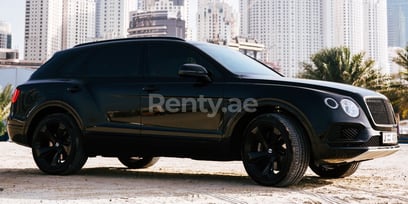 Black Edition W-12 Bentley Bentayga for rent in Abu-Dhabi