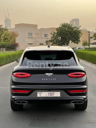 Black Bentley Bentayga for rent in Dubai 1