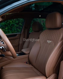 Black Bentley Bentayga for rent in Dubai 5
