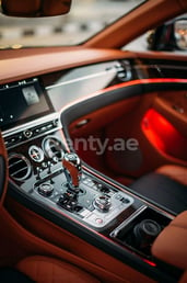Black Bentley Continental GT for rent in Dubai 4