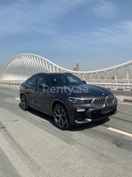 Black BMW X6 for rent in Dubai 1