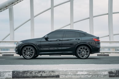 Black BMW X4 for rent in Sharjah 2