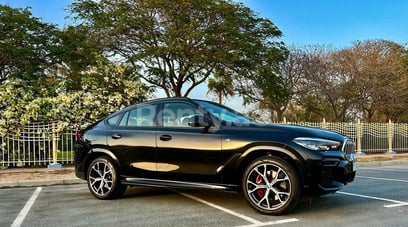 Black BMW X6 for rent in Dubai 6
