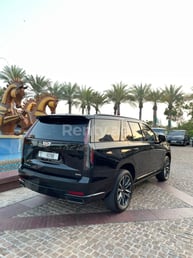 Black Cadillac Escalade Platinum S for rent in Dubai 4