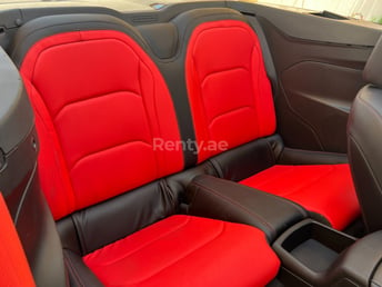 Black Chevrolet Camaro for rent in Dubai 1