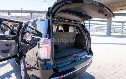 Black Chevrolet Tahoe for rent in Dubai 6