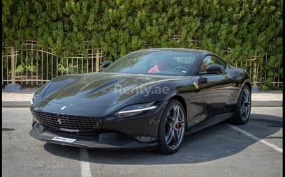 Black Ferrari Roma for rent in Sharjah