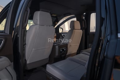 Black GMC Yukon XL for rent in Dubai 3