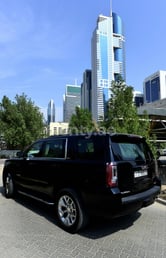 Black GMC Yukon for rent in Dubai 3