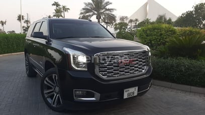 Black GMC Yukon for rent in Dubai 0