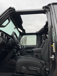Black Jeep Wrangler for rent in Dubai 4