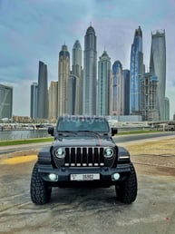Black Jeep Wrangler for rent in Dubai 8