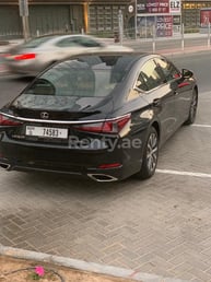 Black Lexus ES350 for rent in Dubai 7