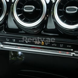 Black Mercedes A Class for rent in Sharjah 7