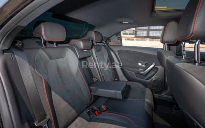 Black Mercedes A220 for rent in Dubai 5