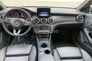 Black Mercedes CLA for rent in Abu-Dhabi 2