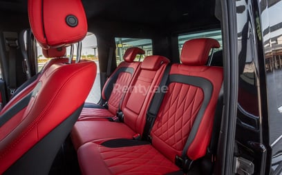 Black Mercedes G63 AMG for rent in Dubai 5