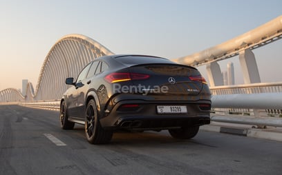 Black Mercedes GLE 63s Coupe for rent in Sharjah 2