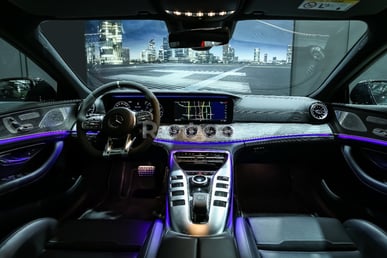 Black Mercedes GT 63s for rent in Dubai 1
