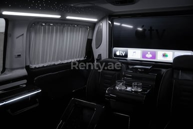 Black Mercedes Vito VIP Maybach for rent in Dubai 0