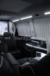 Black Mercedes Vito VIP Maybach for rent in Dubai 1