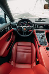 Black Porsche Panamera for rent in Dubai 5