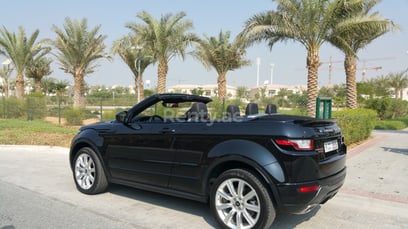 Black Range Rover Evoque for rent in Abu-Dhabi 0