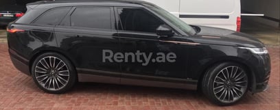 Black Range Rover Velar for rent in Sharjah 0