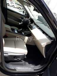 Black Range Rover Velar for rent in Sharjah 6