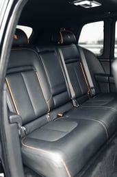Black Rolls Royce Cullinan for rent in Dubai 6