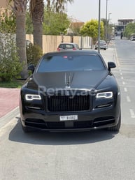 أسود Rolls Royce Wraith Adamas للإيجار في Abu-Dhabi 2