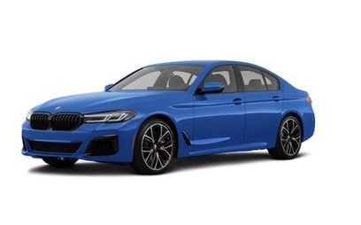 Blau BMW 520i zur Miete in Abu-Dhabi