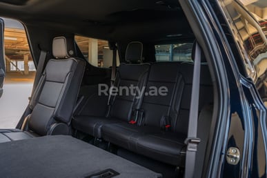 Blue Chevrolet Tahoe for rent in Dubai 6