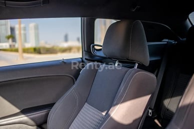 Blue ZZZ Dodge Challenger for rent in Dubai 1