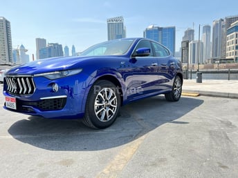 Blue Maserati Levante HYBRID 2022 for rent in Dubai 6