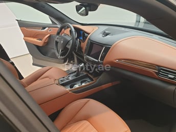 Dark Grey Maserati Levante S for rent in Dubai 2