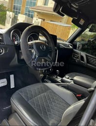 Dark Grey Mercedes G500 4x4 for rent in Abu-Dhabi 3