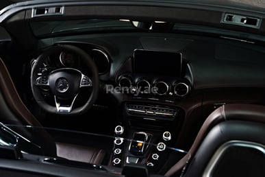 Dark Grey Mercedes GTC cabrio for rent in Dubai 4