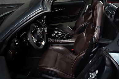 Dark Grey Mercedes GTC cabrio for rent in Dubai 5