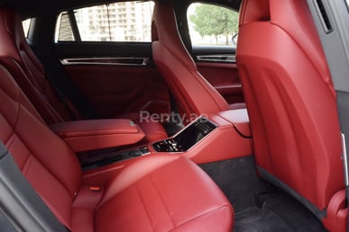 Dark Grey Porsche Panamera 4 for rent in Sharjah 5