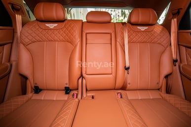 Gold Bentley Bentayga for rent in Abu-Dhabi 3