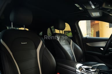 Green Mercedes GLC 63s for rent in Sharjah 5