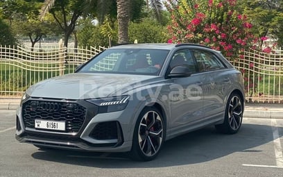 Grey Audi QRS8 for rent in Sharjah