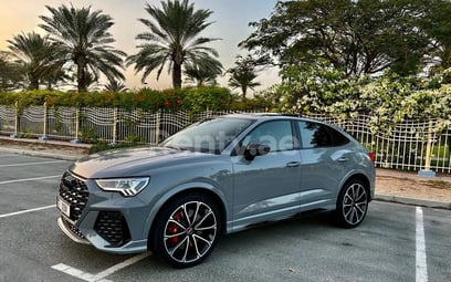 Grey Audi RSQ3 for rent in Sharjah