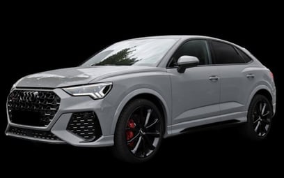 Grey Audi RSQ3 for rent in Abu-Dhabi