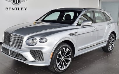 Grey Bentley Bentayga for rent in Abu-Dhabi