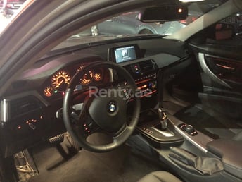 Grey BMW 3 Series for rent in Sharjah 3