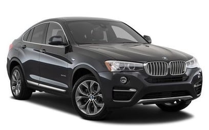 Grey BMW X4 for rent in Sharjah